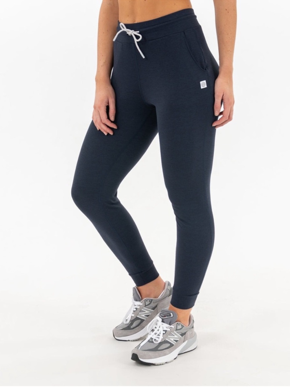 Rhoback Women’s Tempo VSoft Performance Joggers Navy Blue Size M